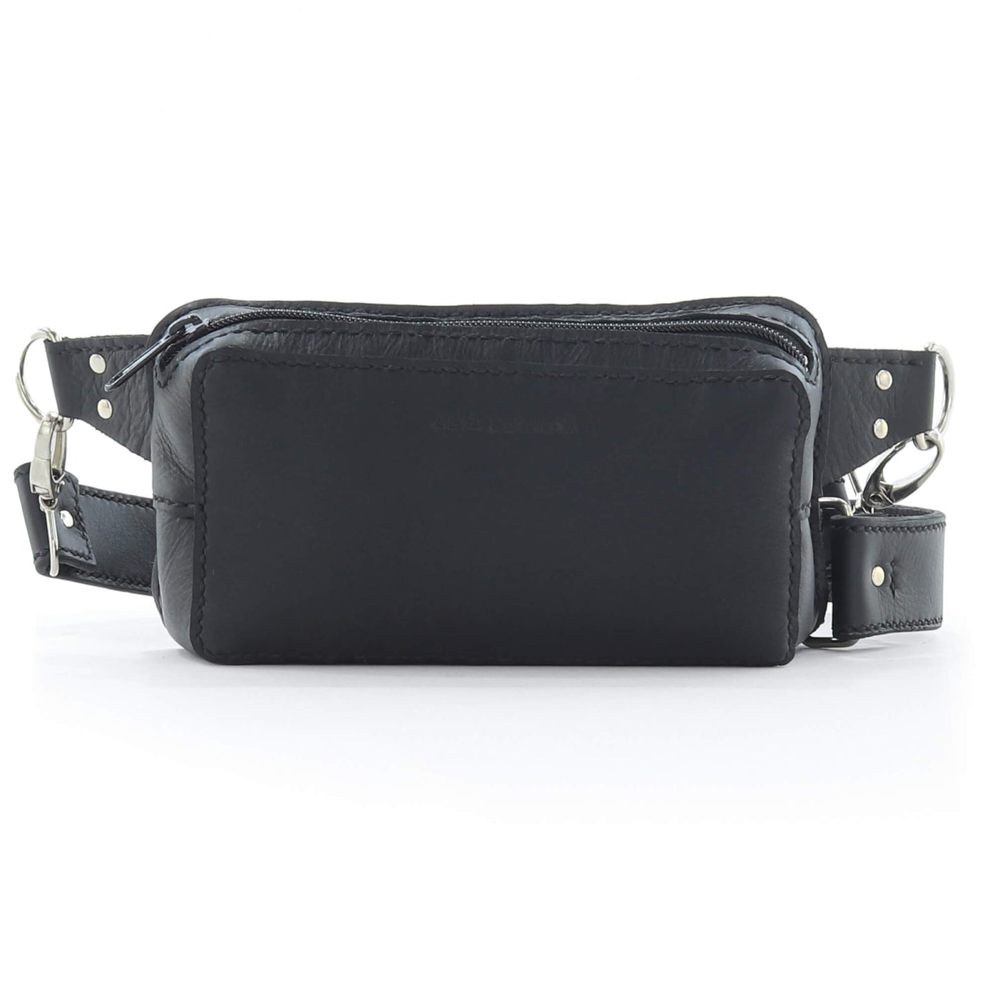 Sorrento Cross Body Bum Bag - Black
