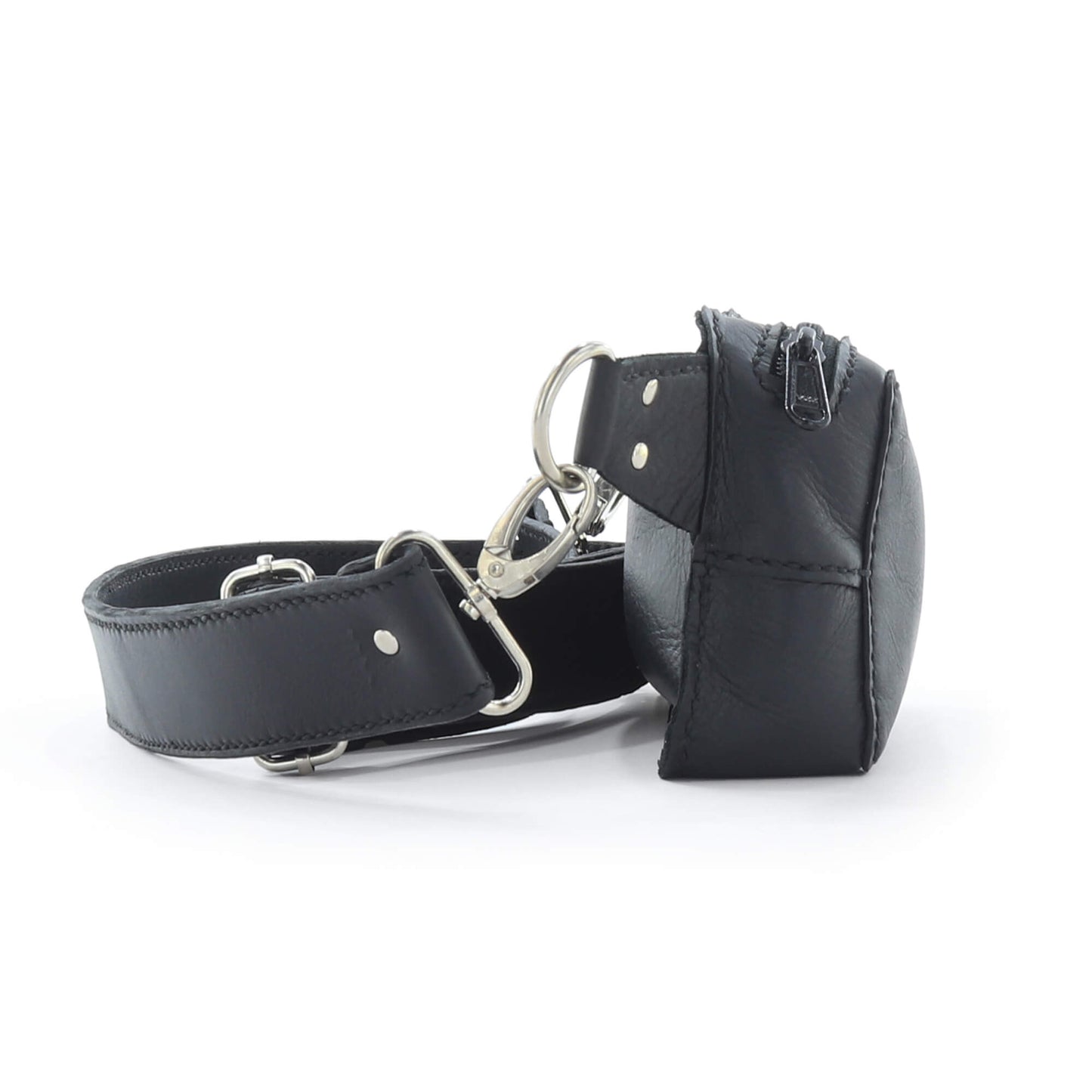 Sorrento Cross Body Bum Bag - Black