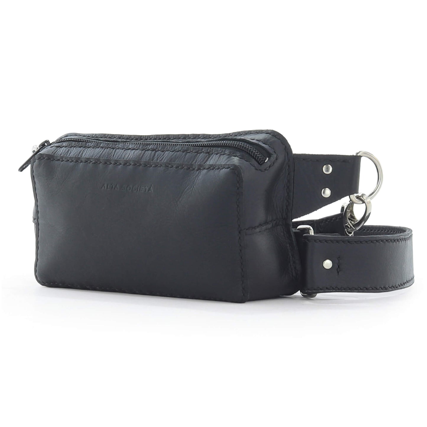 Sorrento Cross Body Bum Bag - Black