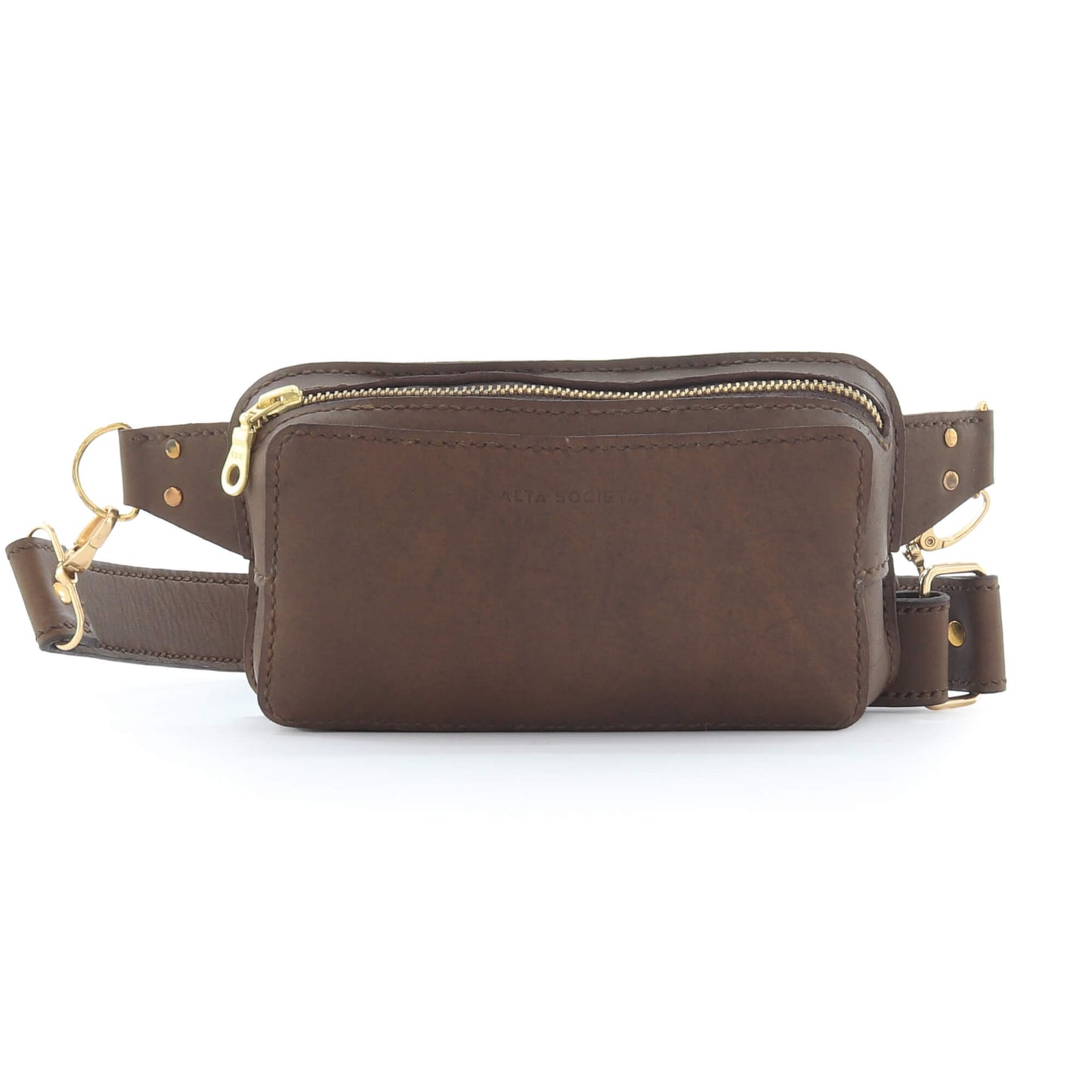 Sorrento Cross Body Bum Bag - Tobacco