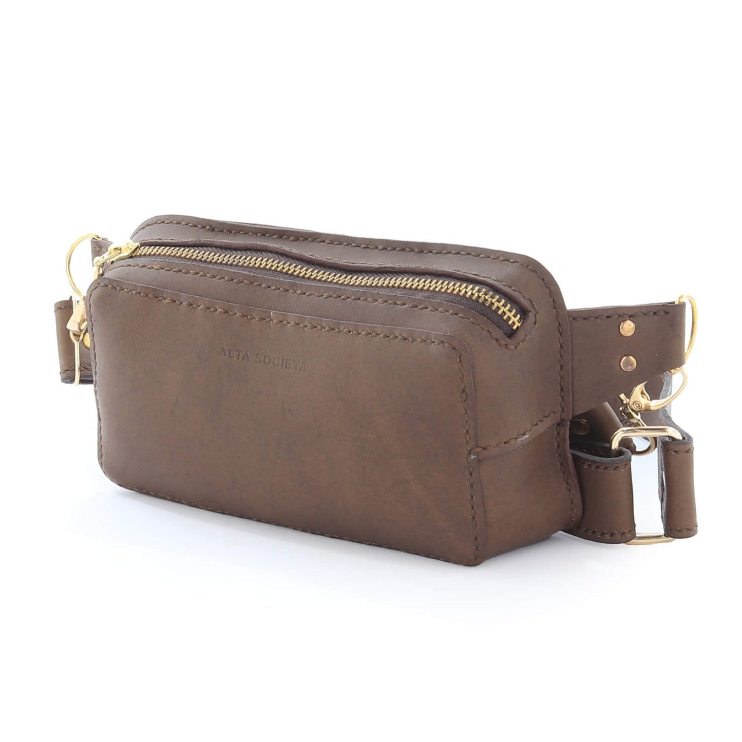 Sorrento Cross Body Bum Bag - Tobacco