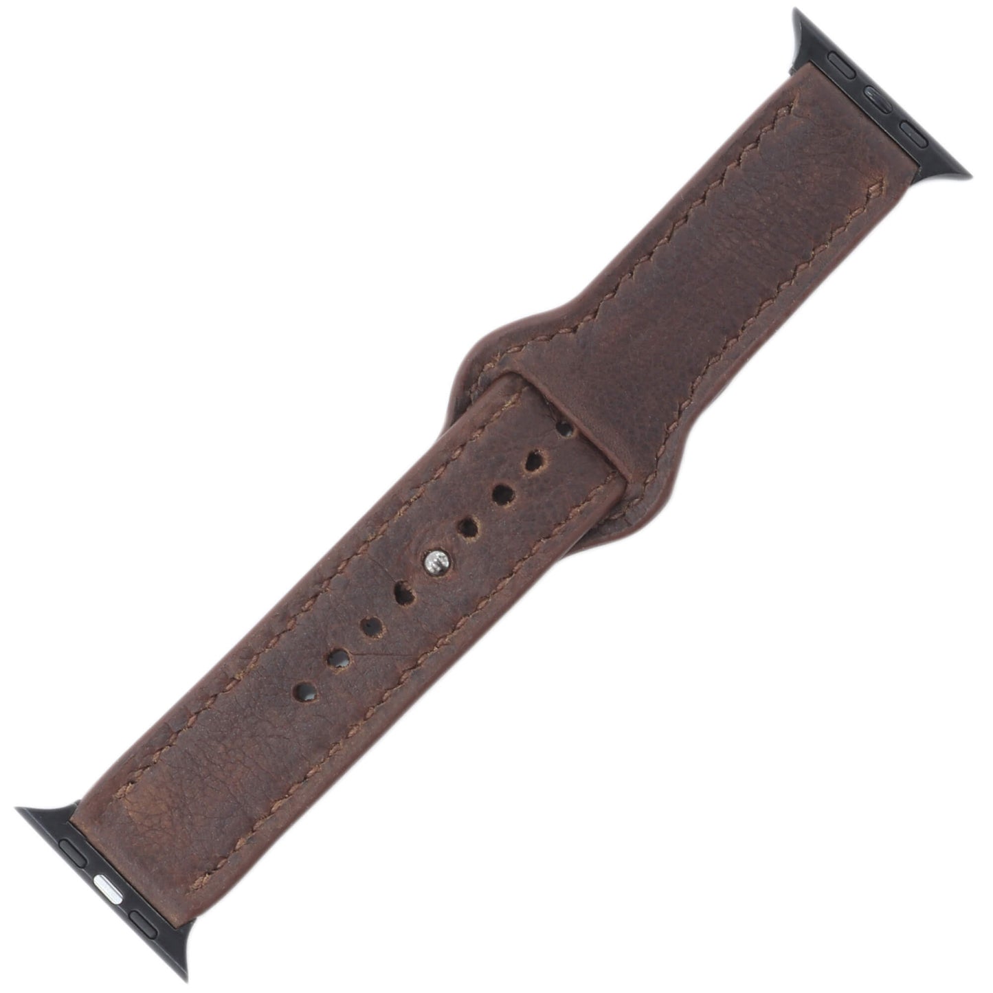 Dark Brown Nappa Leather Apple Watch Strap (42/44/45/49mm)