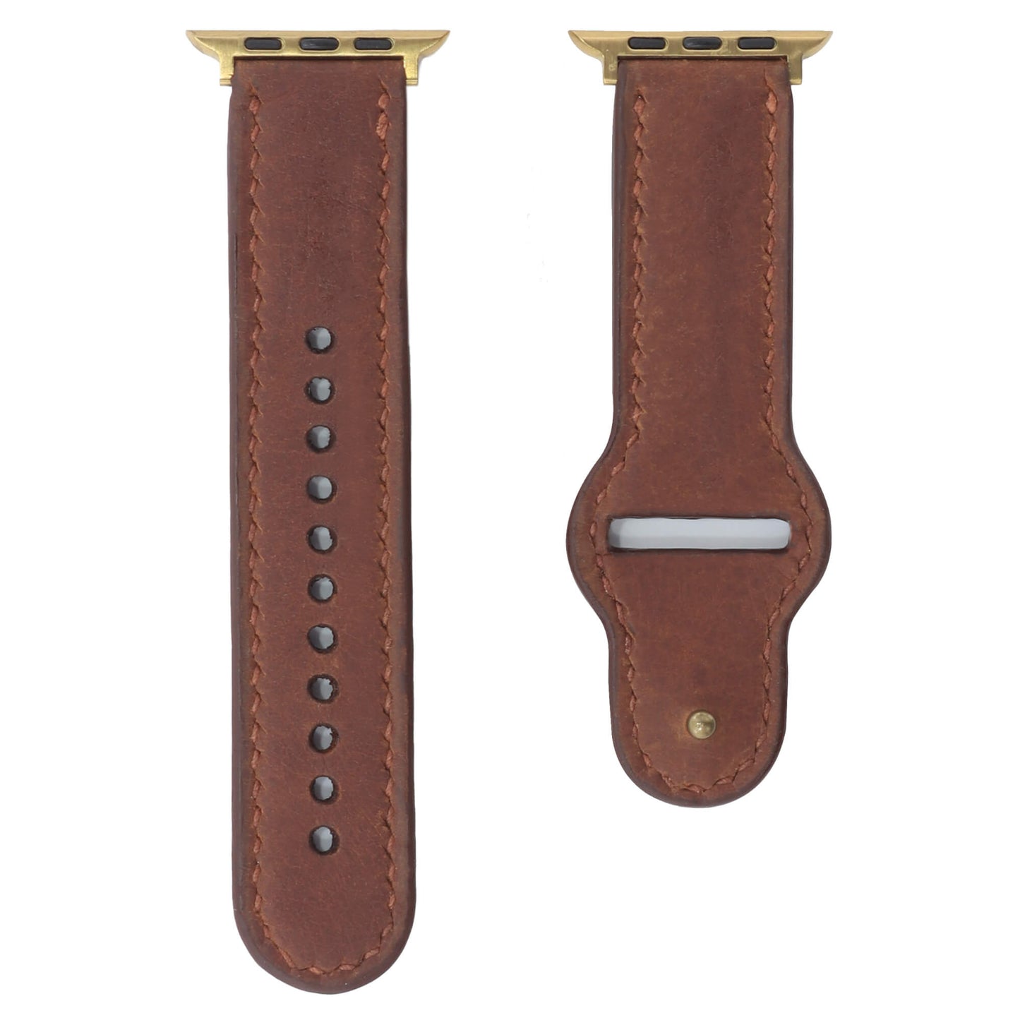 Cuban Top Grain Leather Apple Watch Strap (42/44/45/49mm)