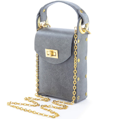Modena Cross Body Phone Bag - Stone Grey