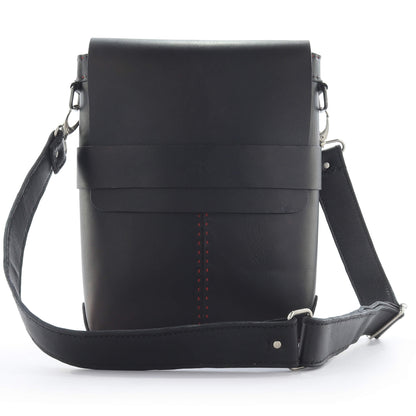 La Spezia Cross Body Satchel Bag - Black