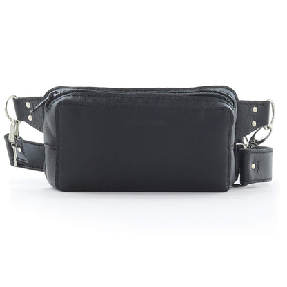 Sorrento Cross Body Bum Bag - Black