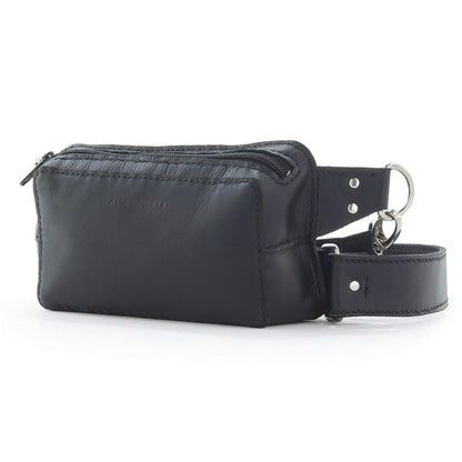 Sorrento Cross Body Bum Bag - Black