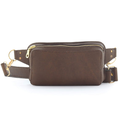 Sorrento Cross Body Bum Bag - Tobacco