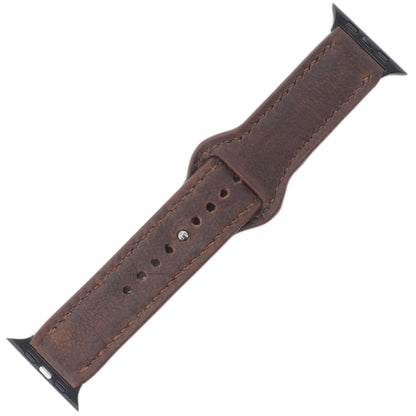 Dark Brown Nappa Leather Apple Watch Strap (42/44/45/49mm)