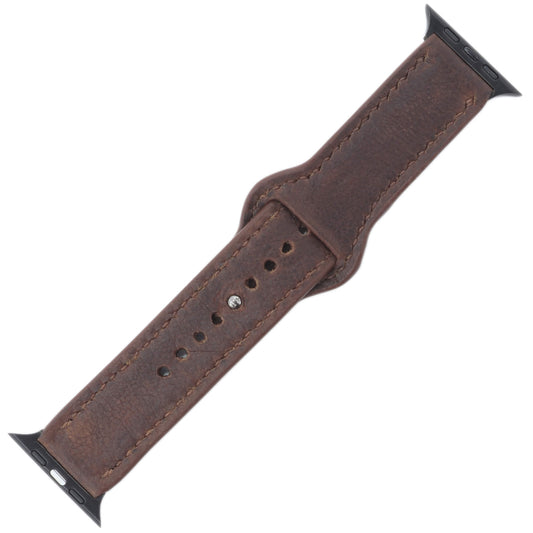 Dark Brown Nappa Leather Apple Watch Strap (42/44/45/49mm)